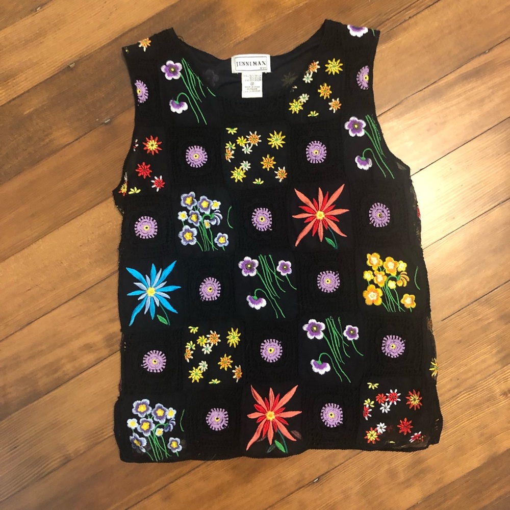 Vintage Crochet Square top by Jenni Max